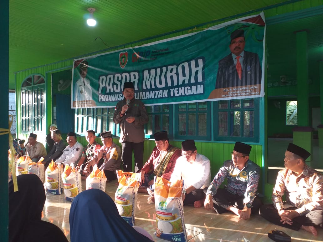 Sekda Nuryakin Kembali Buka Pasar Murah Tahap II di Wilayah Timur Prov. Kalteng