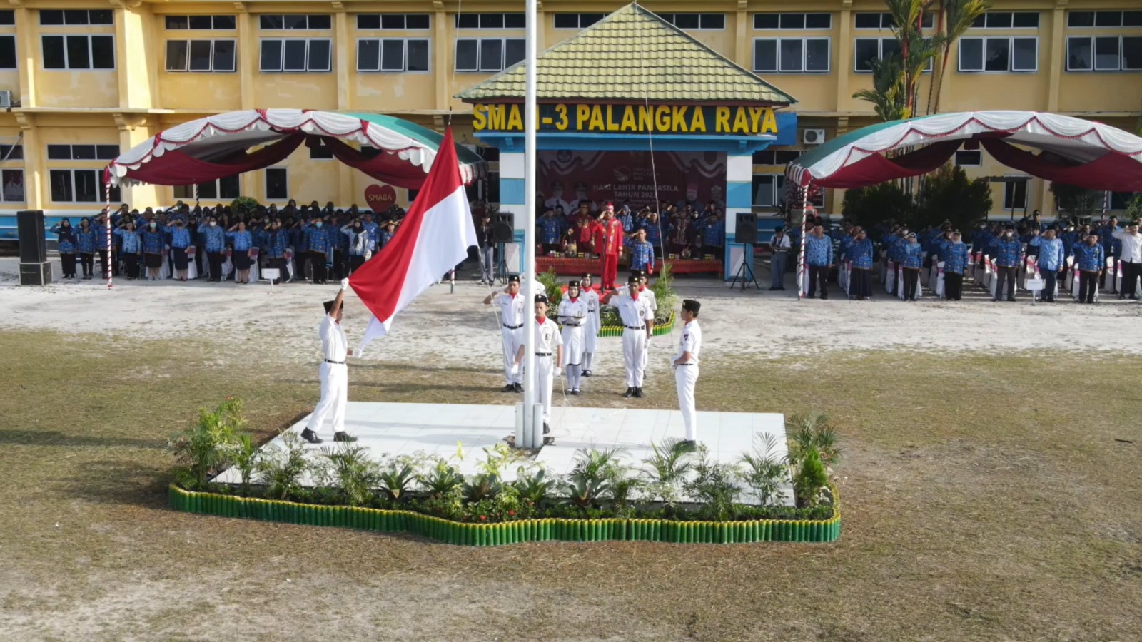 Dinas Pendidikan Prov. Kalteng Gelar Upacara Hari Lahir Pancasila 2023