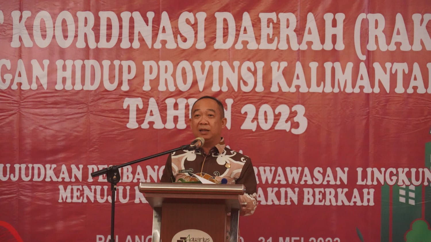 Sekda Nuryakin Buka Rakorda Lingkungan Hidup Prov Kalteng Tahun 2023