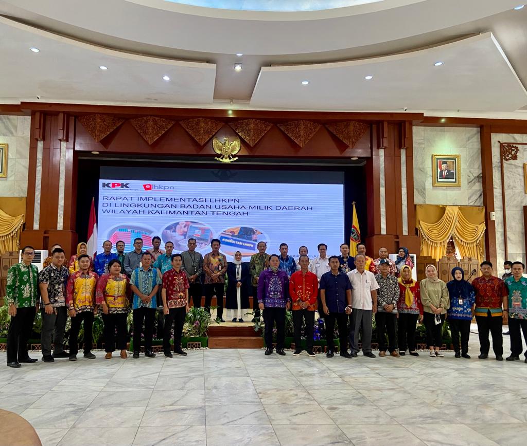 Inspektur Kalteng Buka Rapat Implementasi LHKPN BUMD Tahun 2022 se-Kalteng