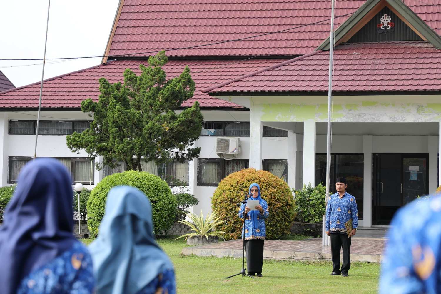 Kadis TPHP Prov. Kalteng Sunarti Jadi Inspektur Upacara Pada Peringatan Hari Kesaktian Pancasila