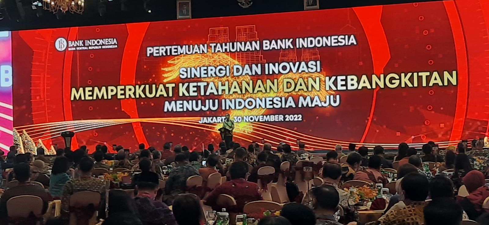 Wagub Kalteng Hadiri Pertemuan Tahunan Bank Indonesia 2022 Dan Mendengarkan Arahan Presiden RI