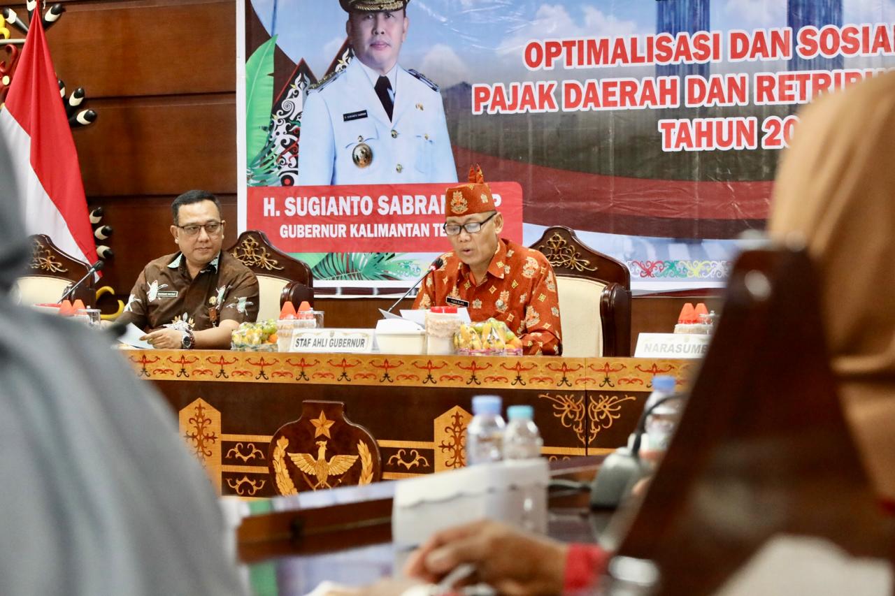 Sahli Yuas Elko Pimpin Rapat Optimalisasi dan Sosialisasi Retribusi Daerah