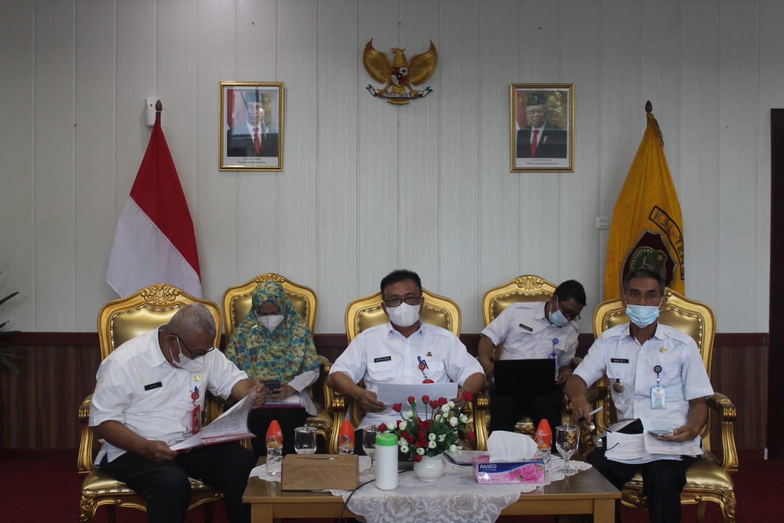 Sahli Herson B. Aden Hadiri Rapat Monitoring Dan Evaluasi Pelaksanaan PSN Irigasi Dan PSN Food Estate Kalteng