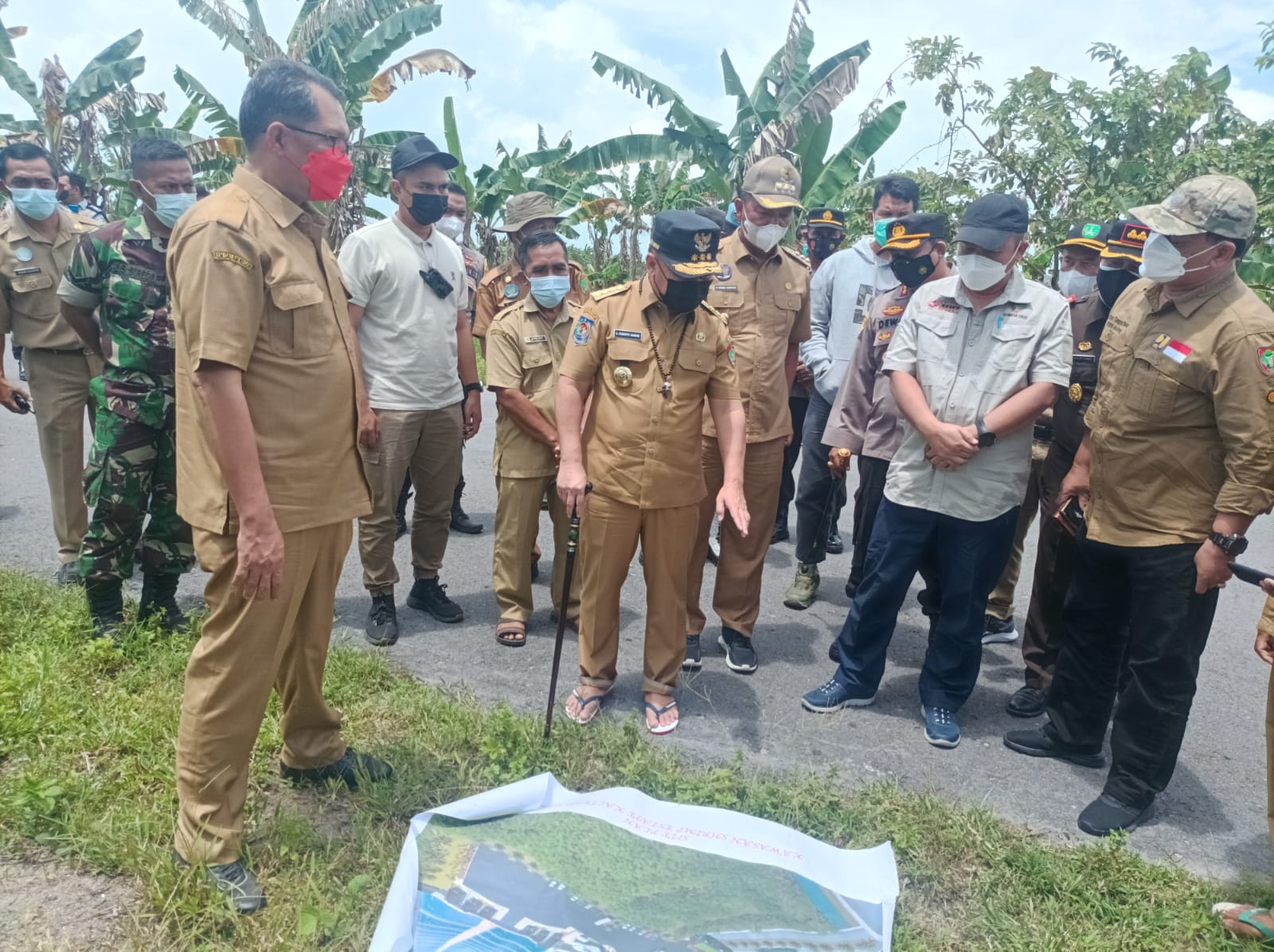 Gubernur Kalteng Kunjungi Kawasan Tambak Udang Vaname Sebagai Tindak Lanjut Dari FGD