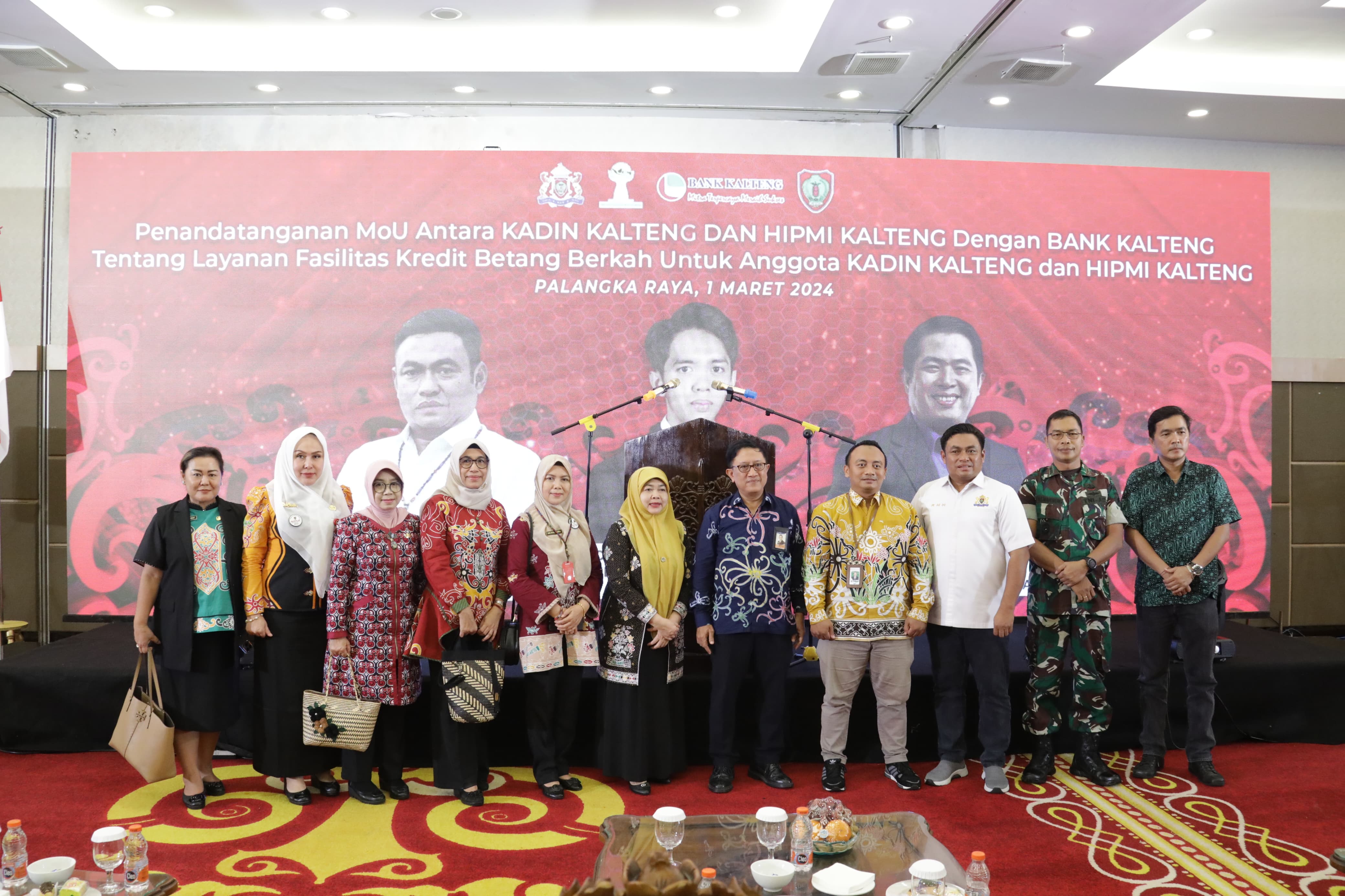 Asisten Ekbang Sri Widanarni Hadiri Business Gathering KADIN Kalteng Bersama HIPMI Kalteng dan Bank Kalteng