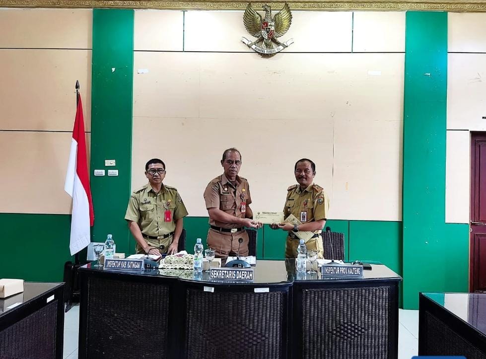 Inspektur Daerah Prov. Kalteng Pimpin Kegiatan Entry Meeting Pengawasan Penyelenggaraan Pemerintahan Daerah Kabupaten Katingan