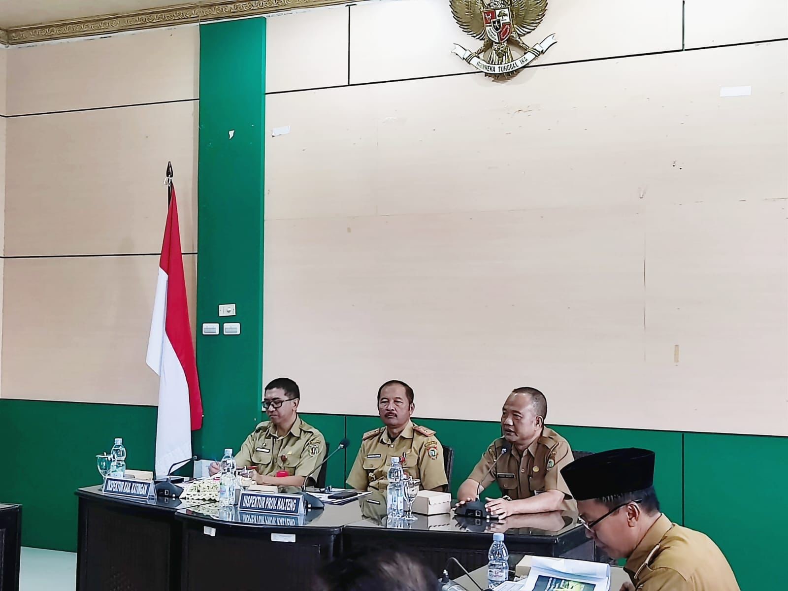 Inspektur Daerah Prov. Kalteng Pimpin Kegiatan Entry Meeting Pengawasan Penyelenggaraan Pemerintahan Daerah Kabupaten Katingan