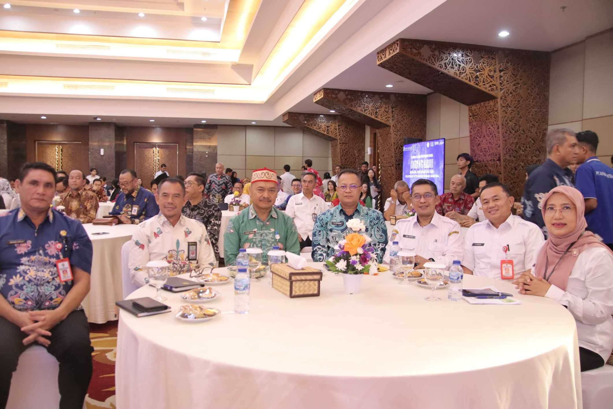 Plt. Kadis Ketahanan Pangan Agus Candra Hadiri Diseminasi Laporan Perekonomian Prov. Kalteng