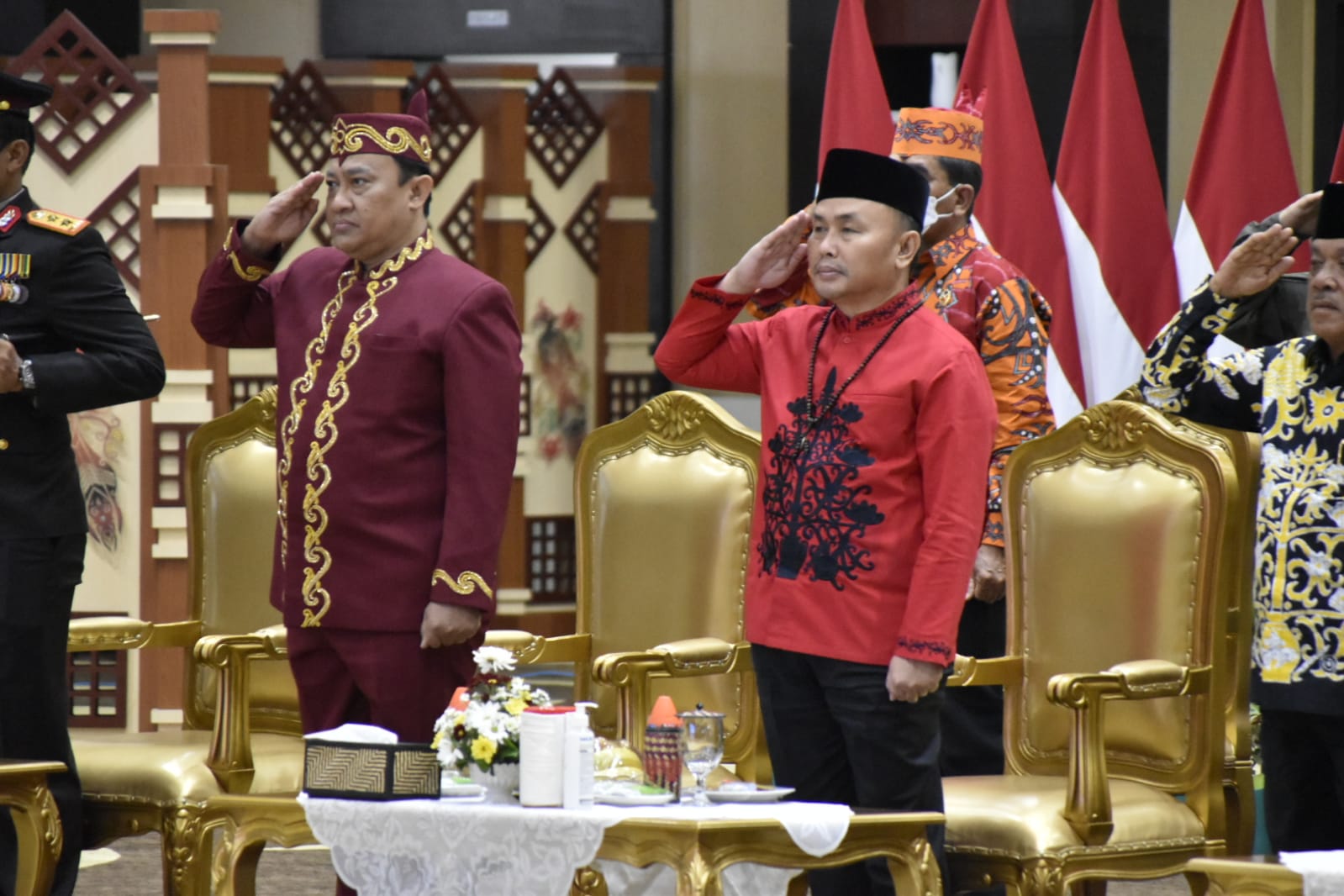 Gubernur Kalteng Ikuti Upacara Peringatan Hari Lahir Pancasila Tahun 2022 Secara Virtual