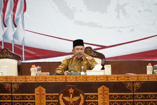 Sekda Nuryakin Pimpin Rapat Persiapan Kalteng Bersholawat Bersama Habib Ali Zainal Abidin Assegaf dan Habib Muhammad Farid Al-Muthohar