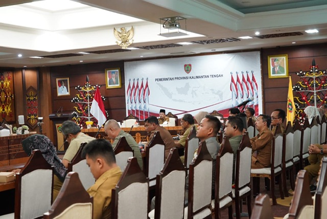 Sekda Nuryakin Pimpin Rapat Persiapan Kalteng Bersholawat Bersama Habib Ali Zainal Abidin Assegaf dan Habib Muhammad Farid Al-Muthohar