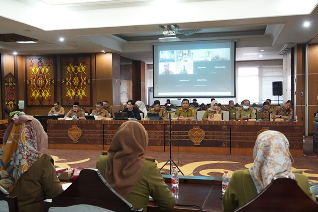 Sekda Nuryakin Pimpin Rapat Persiapan Kalteng Bersholawat Bersama Habib Ali Zainal Abidin Assegaf dan Habib Muhammad Farid Al-Muthohar