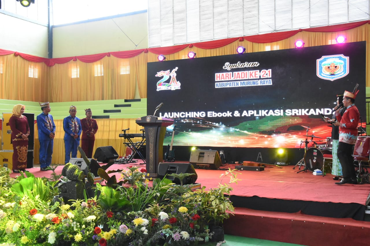 Kadispursip Prov. Kalteng Hadiri Launching I-Murung Raya dan Aplikasi SRIKANDI