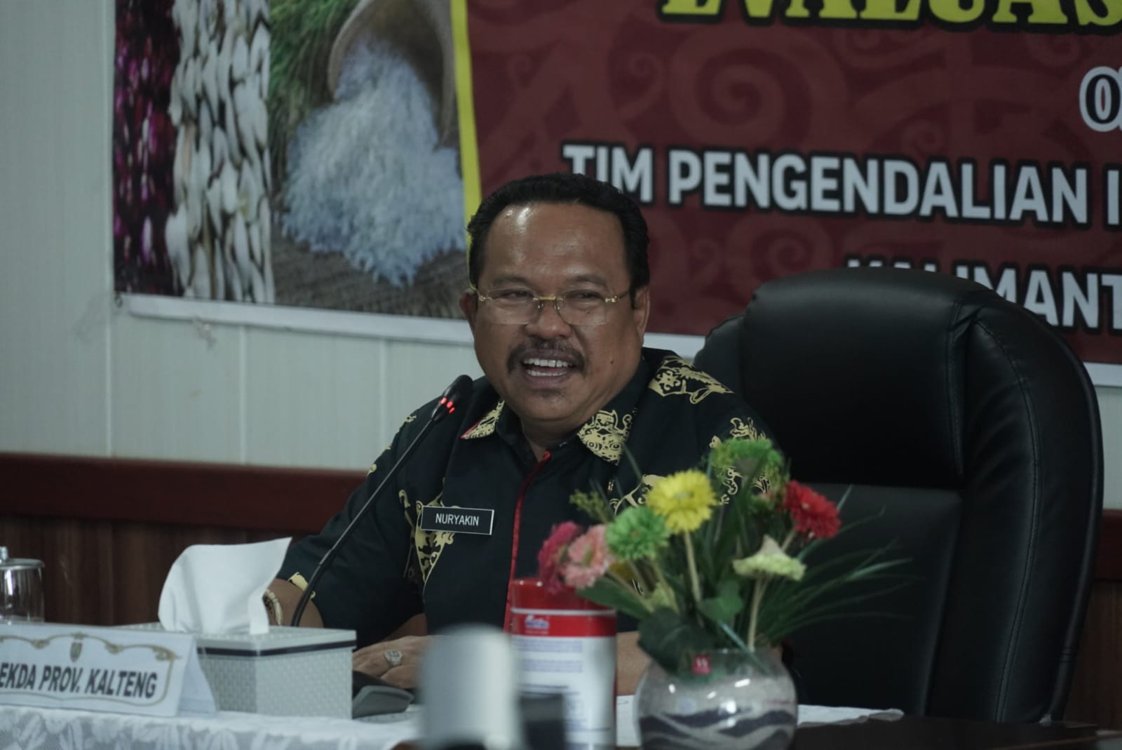 Rapat Evaluasi TPID Terhadap Inflasi Kalteng Bulan Agustus Tahun 2022