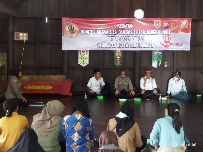 Monev Dan Sosialisasi Saber Pungli Kepada Masyarakat Desa Pasir Panjang
