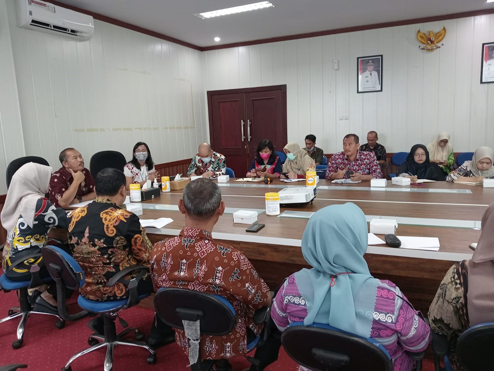 Inspektur Daerah Prov. Kalteng Pimpin Rapat Monitoring Tindak Lanjut Laporan Hasil Pengawasan BPKP