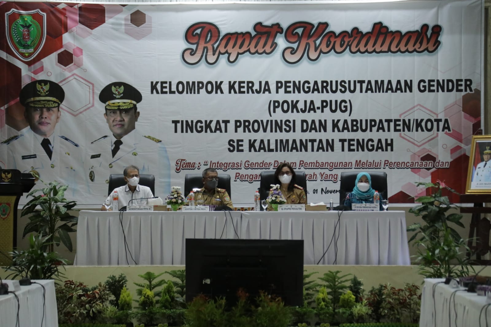 Rakor Pokja PUG Tingkat Provinsi Dan Kabupaten/Kota se-Kalteng