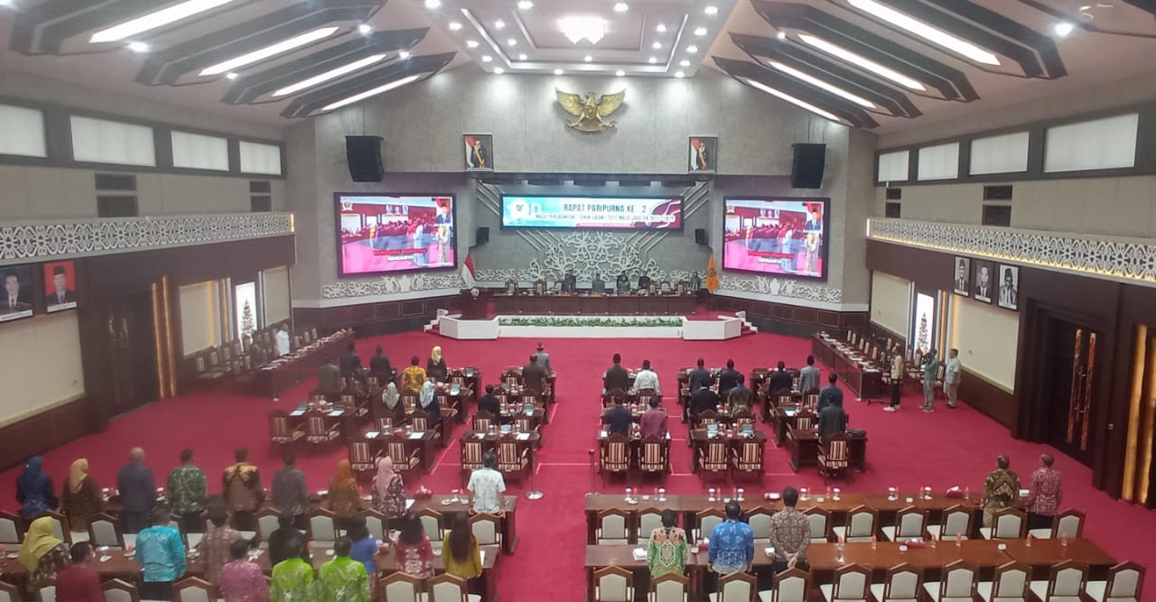 Plt Sekda Prov Kalteng M. Katma F. Dirun Hadiri Rapur ke-2 Masa Persidangan I Tahun Sidang 2024