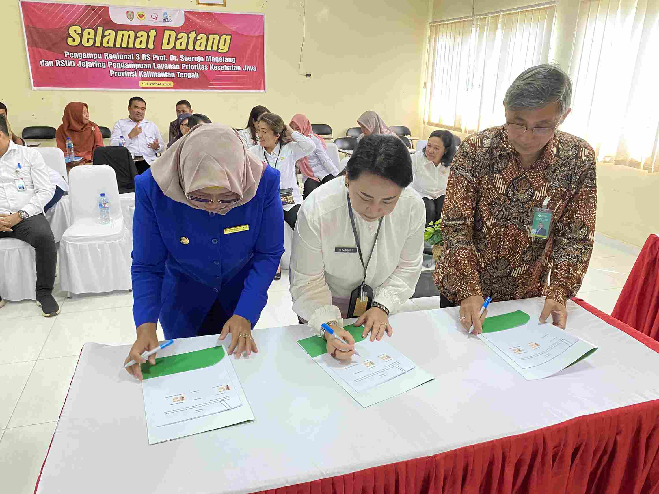 RSJ Kalawa Atei Terima Visitasi Pengampuan Layanan Kesehatan Jiwa dari RSJ Prof. Dr. Soerojo Magelang