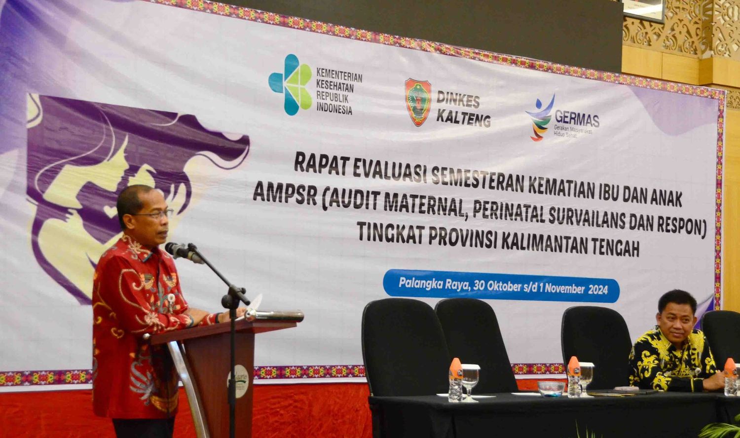 Dinkes Prov. Kalteng Gelar Rapat Evaluasi Semester Kematian Ibu dan Anak AMPSR