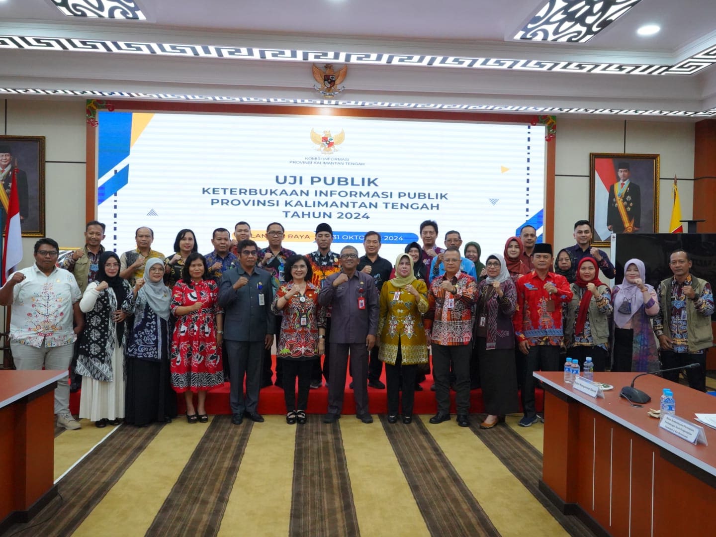 Badan Kesbangpol Prov. Kalteng Ikuti Tahap Presentasi Uji Publik Keterbukaan Informasi Publik