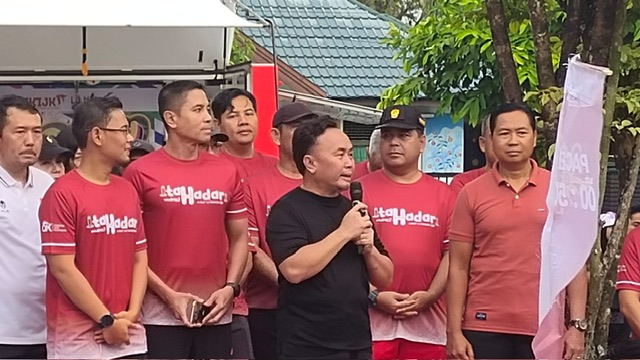 Gubernur Kalteng Sugianto Sabran Buka Lomba Lari Fun Run “Itah Hadari”