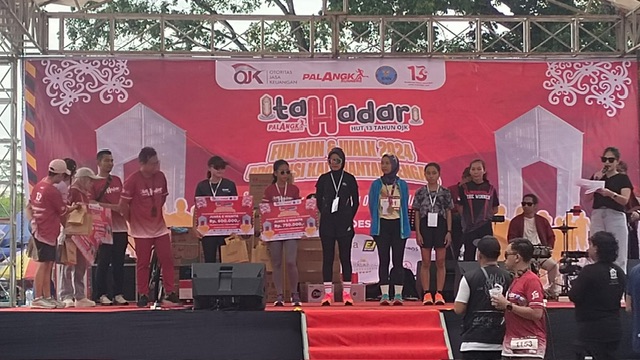 Gubernur Kalteng Sugianto Sabran Buka Lomba Lari Fun Run “Itah Hadari”