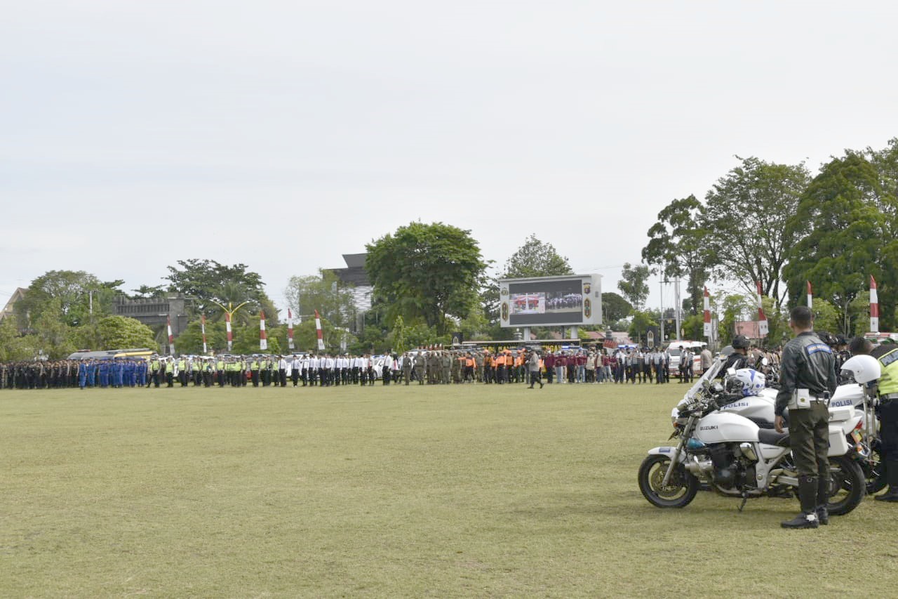 Ikuti Apel Gelar Pasukan Operasi Lilin Telabang 2022