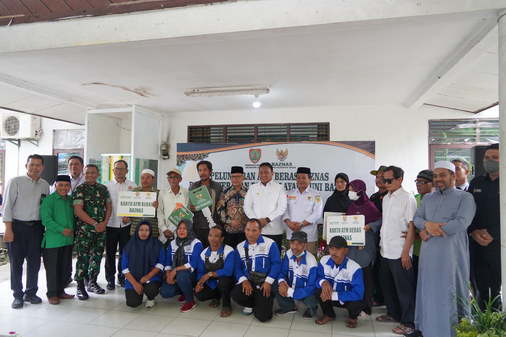 Wagub Kalteng Launching ATM Beras Dan Penyerahan Rumah Layak Huni BAZNAS Tahun 2022