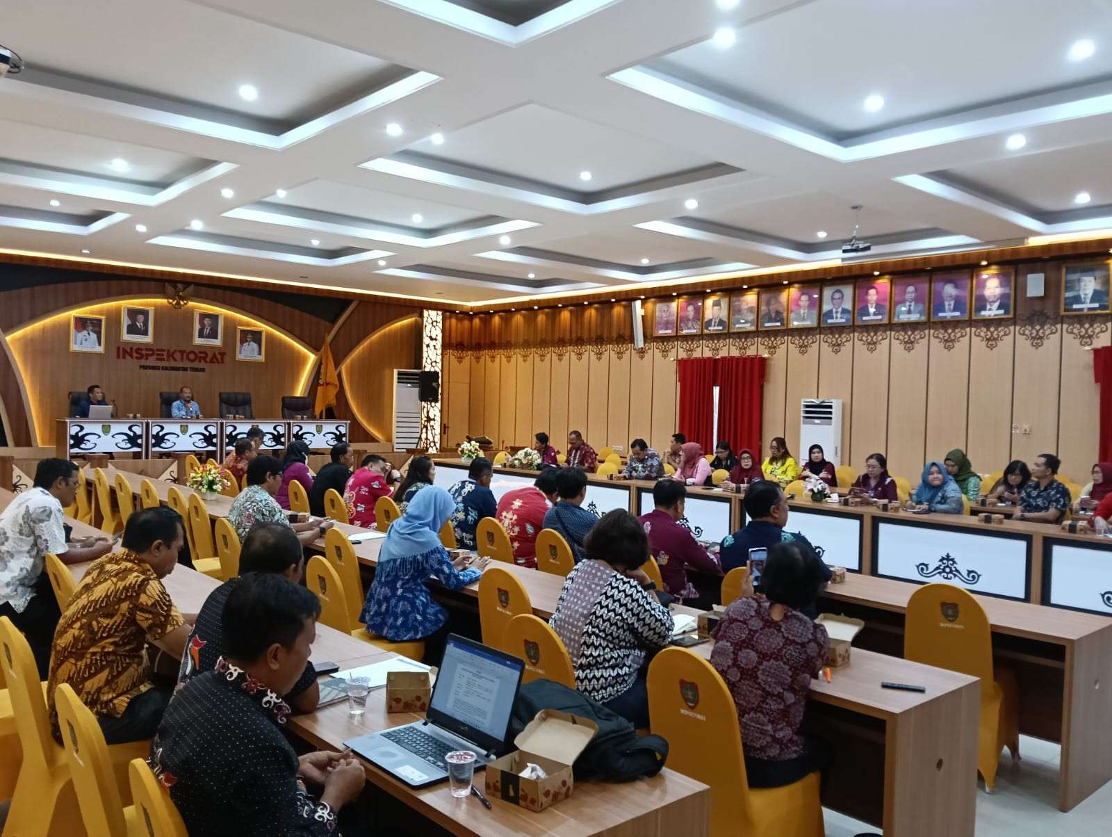 Inspektur Daerah Prov. Kalteng Pimpin Rakor Tim Pencegahan Korupsi Provinsi Kalteng Monitoring Center For Prevention KPK