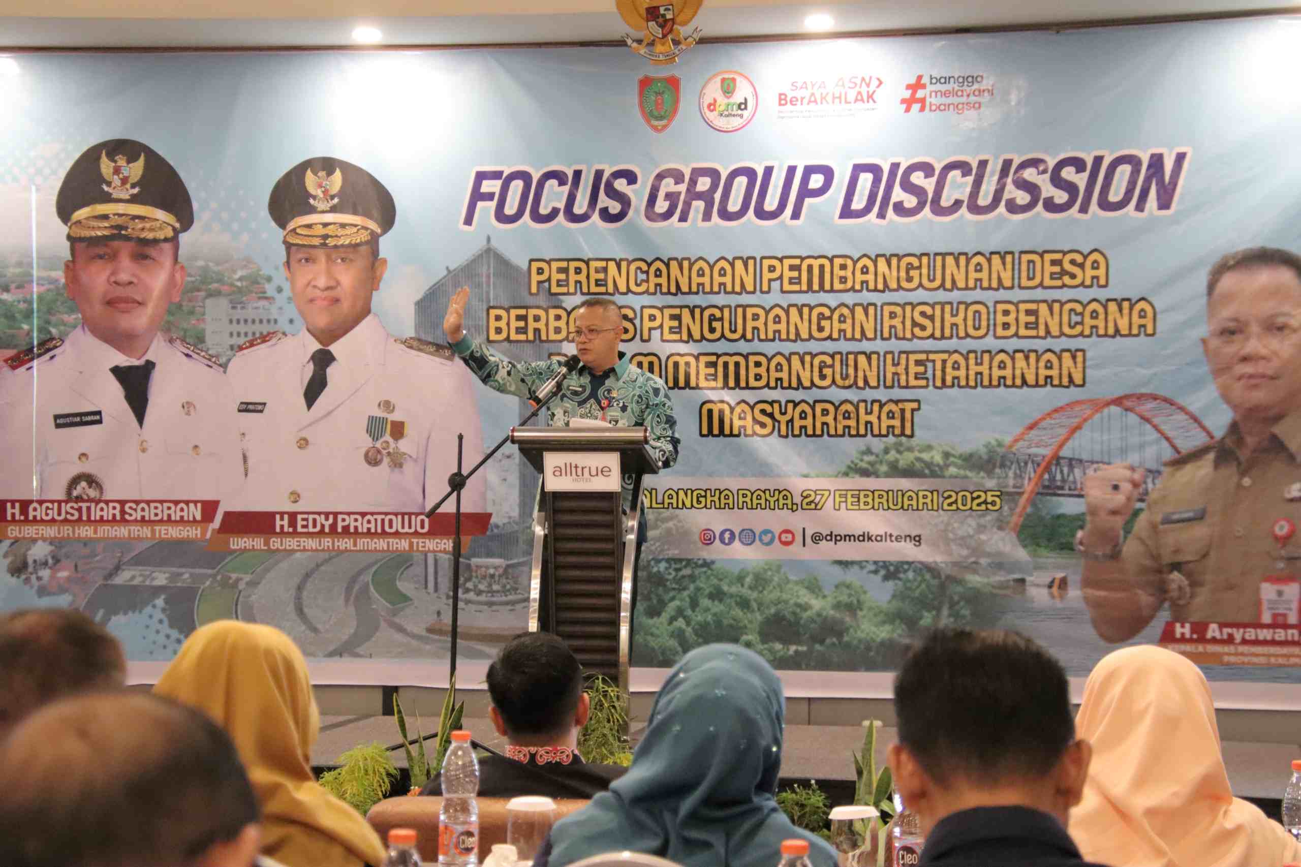 Dinas PMD Prov. Kalteng Gelar FGD