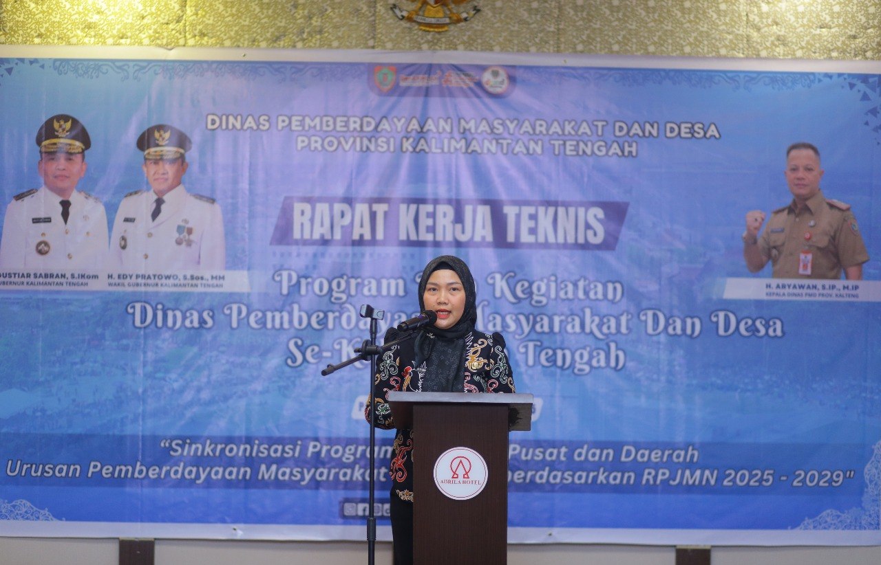 Dinas PMD Prov. Kalteng Gelar Rakernis Program dan Kegiatan Dinas Pemberdayaan Masyarakat dan Desa se-Kalteng