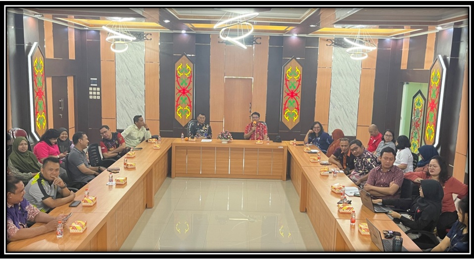 DPMPTSP Prov. Kalteng Bersama BKD Prov. Kalteng Gelar Rapat Pembinaan Terkait Implementasi Sistem E-Kinerja dan Sinerja