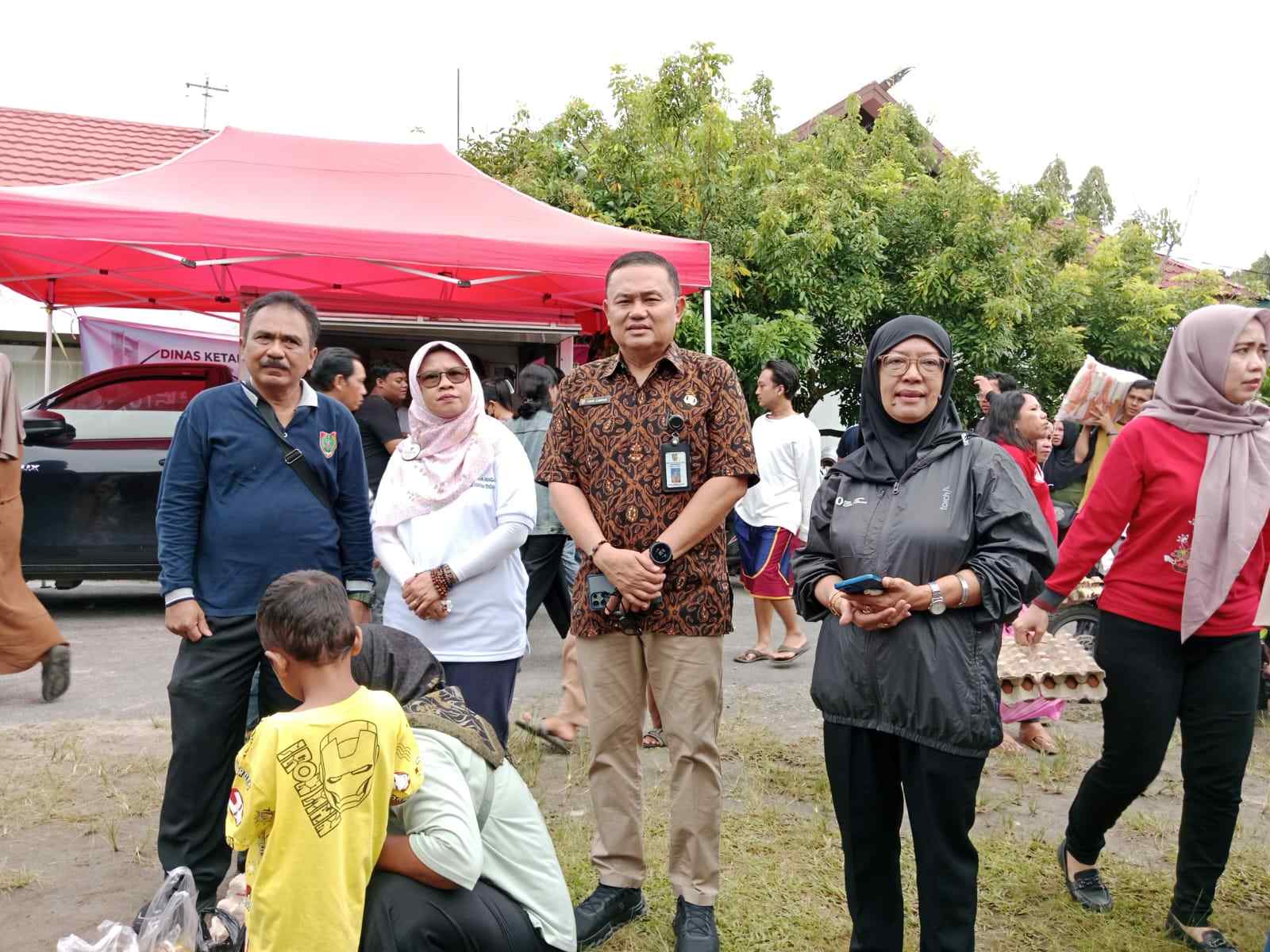 Dinas Hanpang Prov. Kalteng Mengadakan Gerakan Pangan Murah