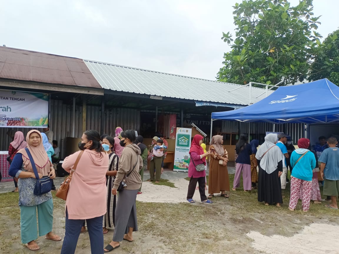 Dinas Hanpang Prov. Kalteng Mengadakan Gerakan Pangan Murah