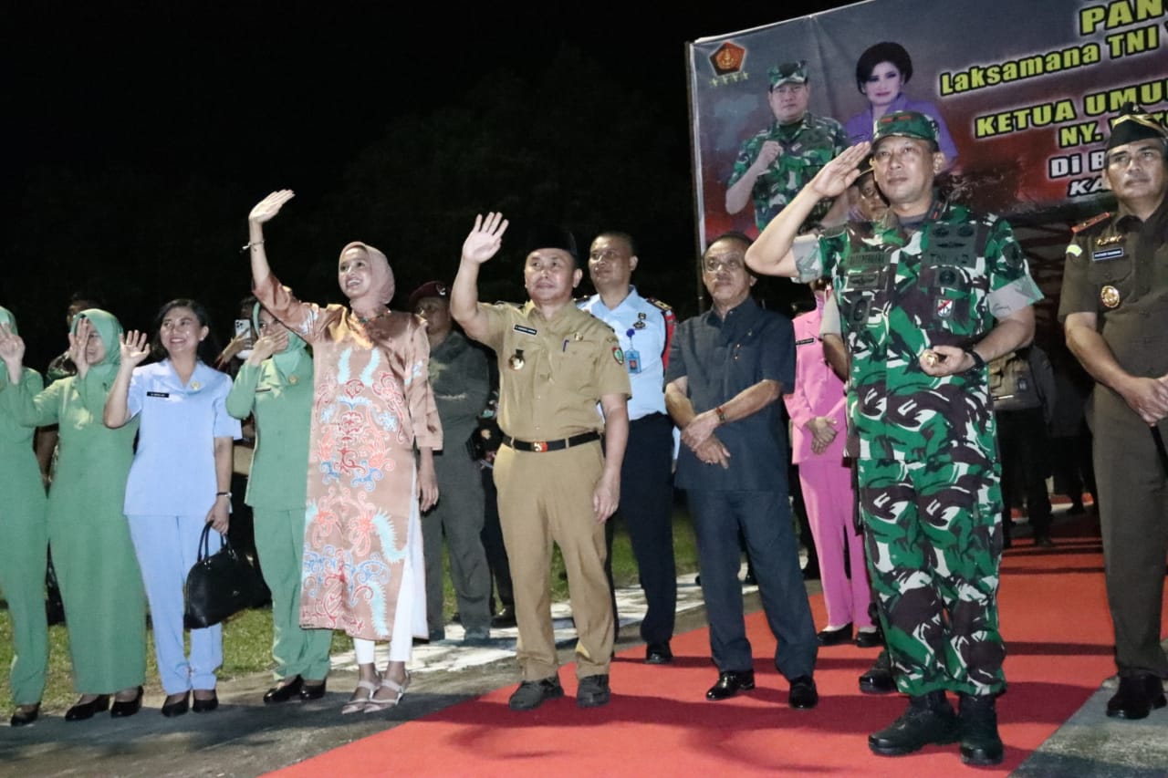 Gubernur Kalteng Sugianto Sabran Melepas Keberangkatan Panglima TNI Laksamana Yudo Margono