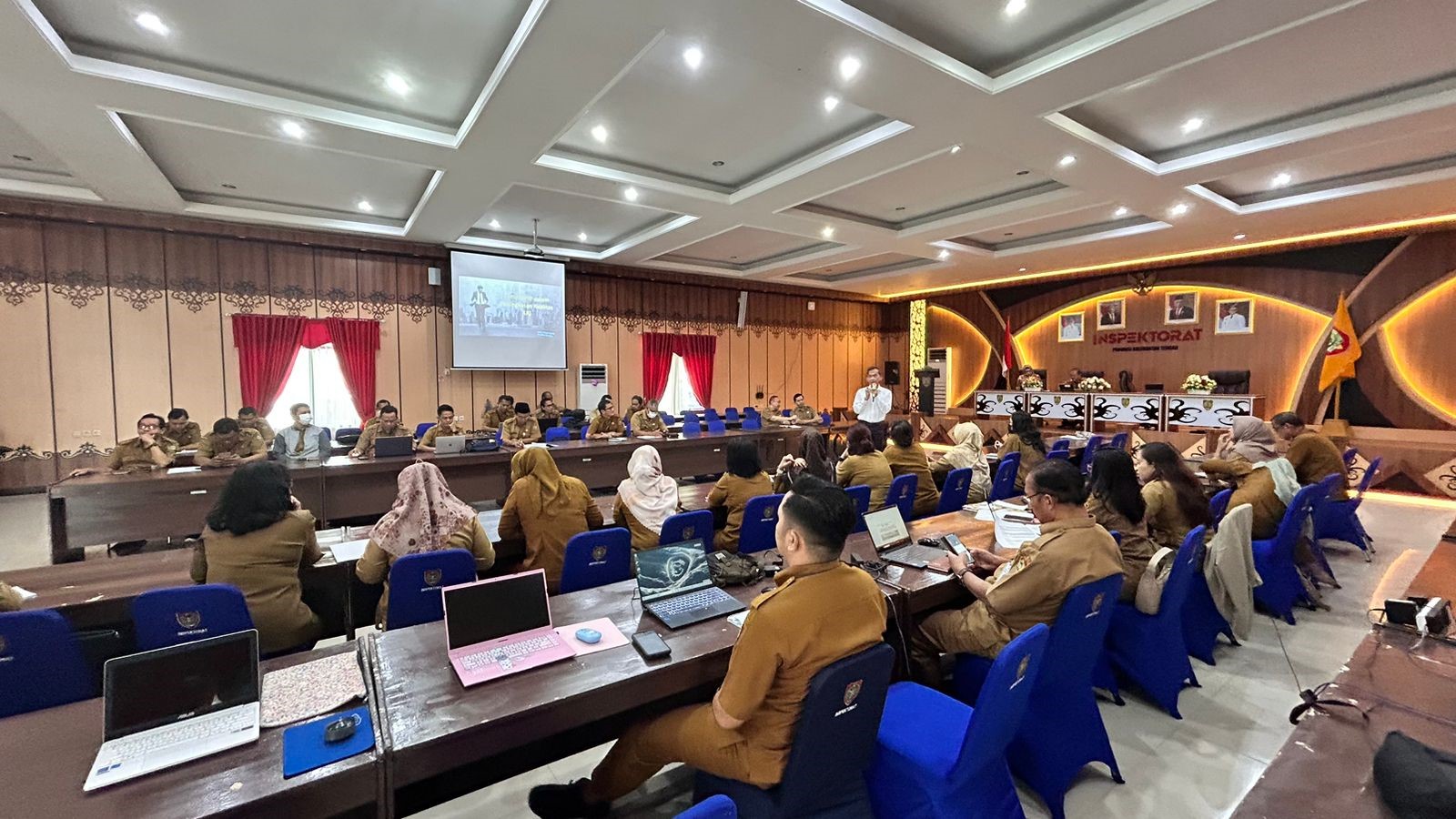 Inspektur Daerah Prov. Kalteng Saring Buka Workshop Penguatan Peran APIP dalam Implementasi AKIP di Lingkungan Prov. Kalteng