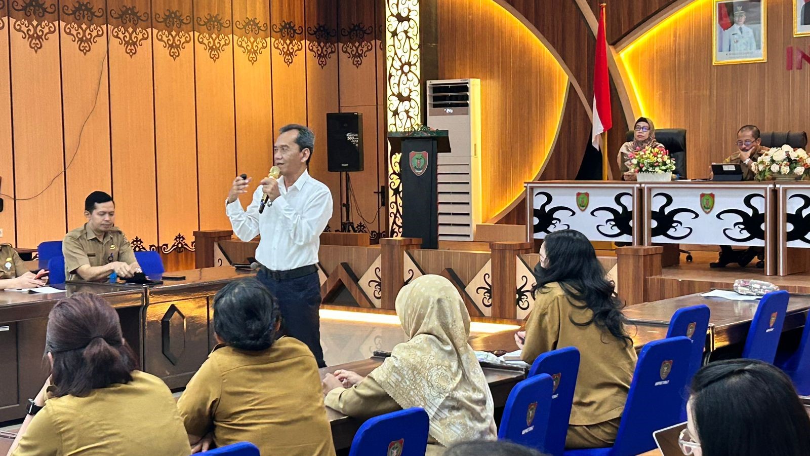 Inspektur Daerah Prov. Kalteng Saring Buka Workshop Penguatan Peran APIP dalam Implementasi AKIP di Lingkungan Prov. Kalteng