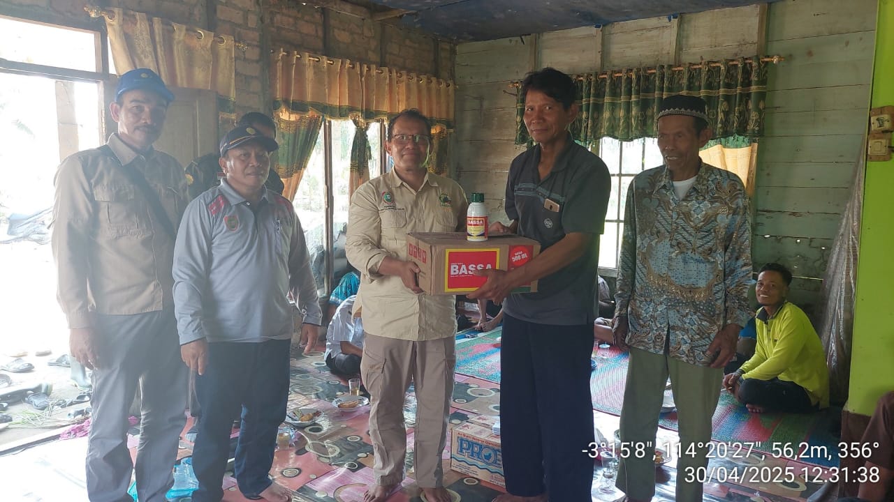 Dinas TPHP Prov. Kalteng Salurkan Bantuan Obat Pestisida