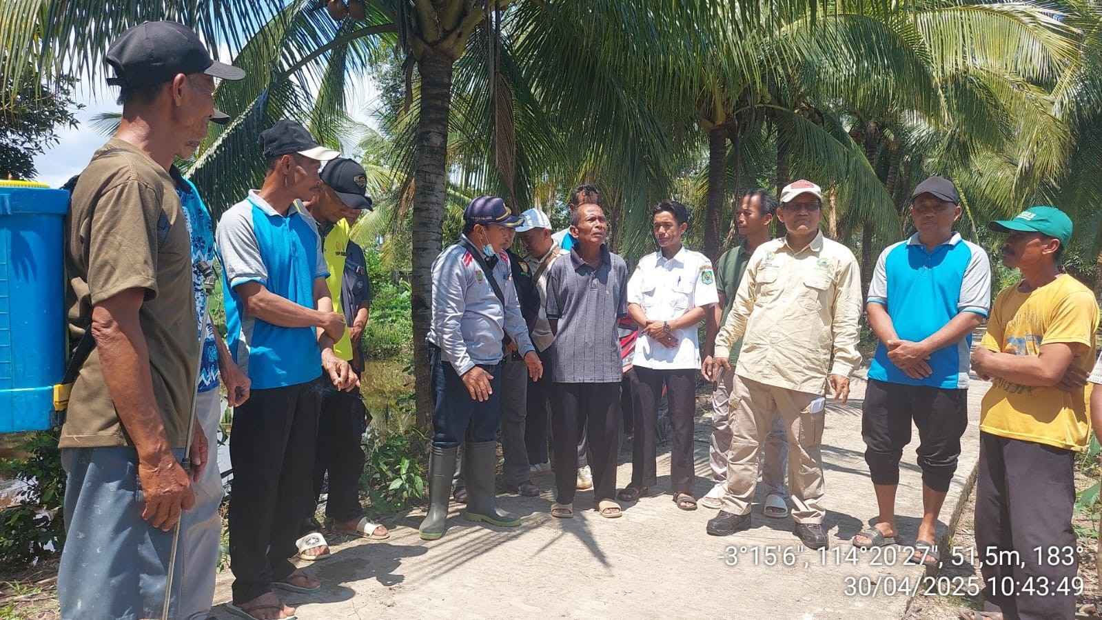 Dinas TPHP Prov. Kalteng Salurkan Bantuan Obat Pestisida