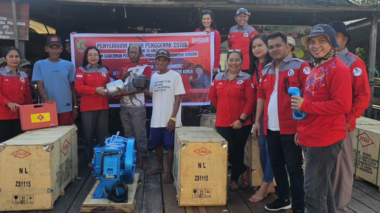 Bantuan Pemprov Kalteng  Diharapkan Dapat Memberi Manfaat yang Besar Kepada Para Nelayan Perikanan Tangkap Untuk Tingkatkan Produksi Tangkapan Ikan