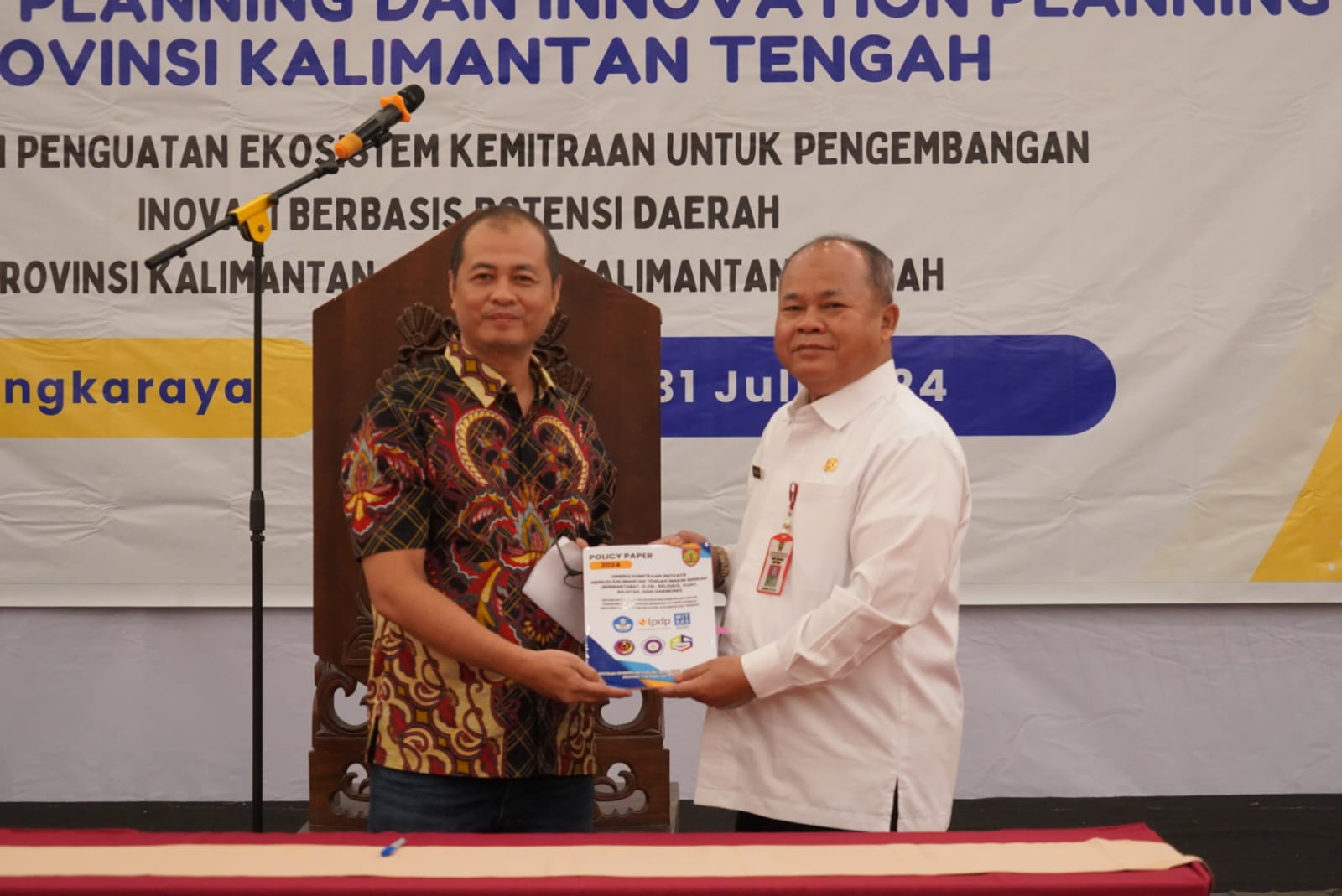 Plh Asisten Pemkesra Buka Diseminasi Hasil Kajian Workforce Planning dan Innovation Planning