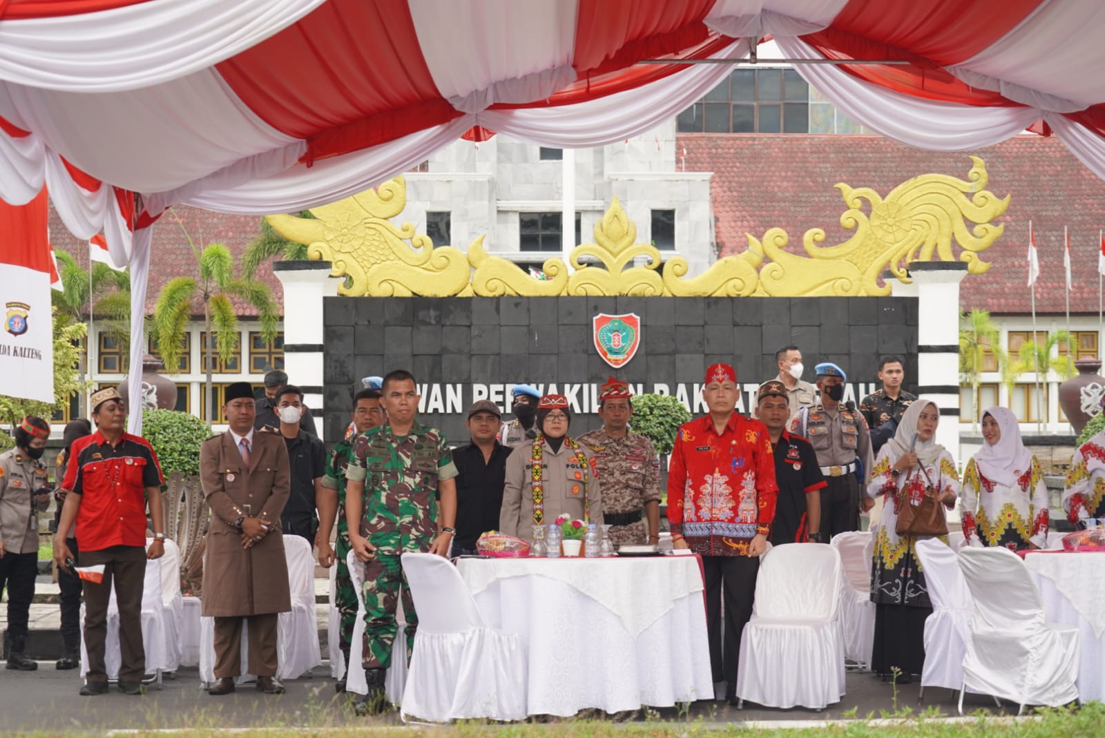 Parade Serta Ikrar Kebangsaan Dalam Rangka Peringatan Hari Kesaktian Pancasila Di Tugu Soekarno