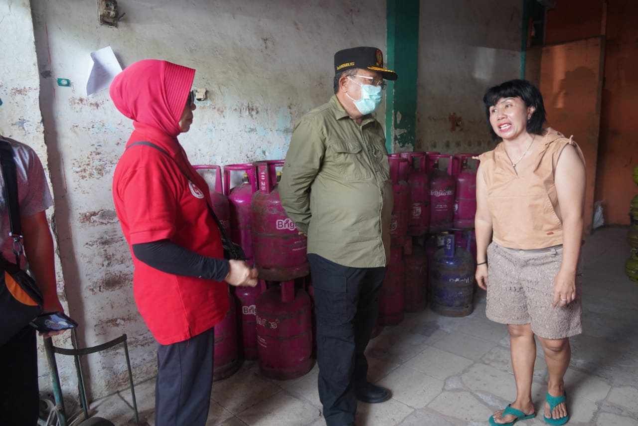 Satgas Pangan dan TPID Prov. Kalteng Sidak Pasar 