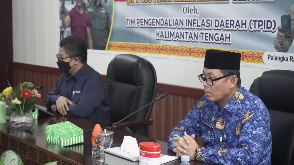 Rapat Evaluasi TPID Terhadap Hasil Rilis BPS Terkait Inflasi Kalteng Bulan Oktober 2022