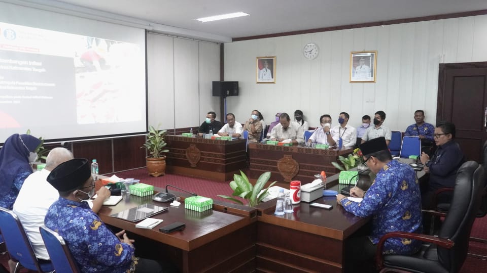 Rapat Evaluasi TPID Terhadap Hasil Rilis BPS Terkait Inflasi Kalteng Bulan Oktober 2022