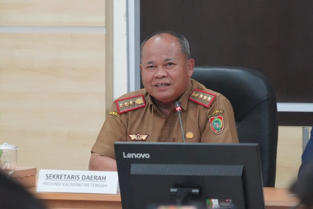 Plh. Asisten Pemkesra Maskur Hadiri Konferensi Pers Berita Resmi Statistik BPS Prov. Kalteng