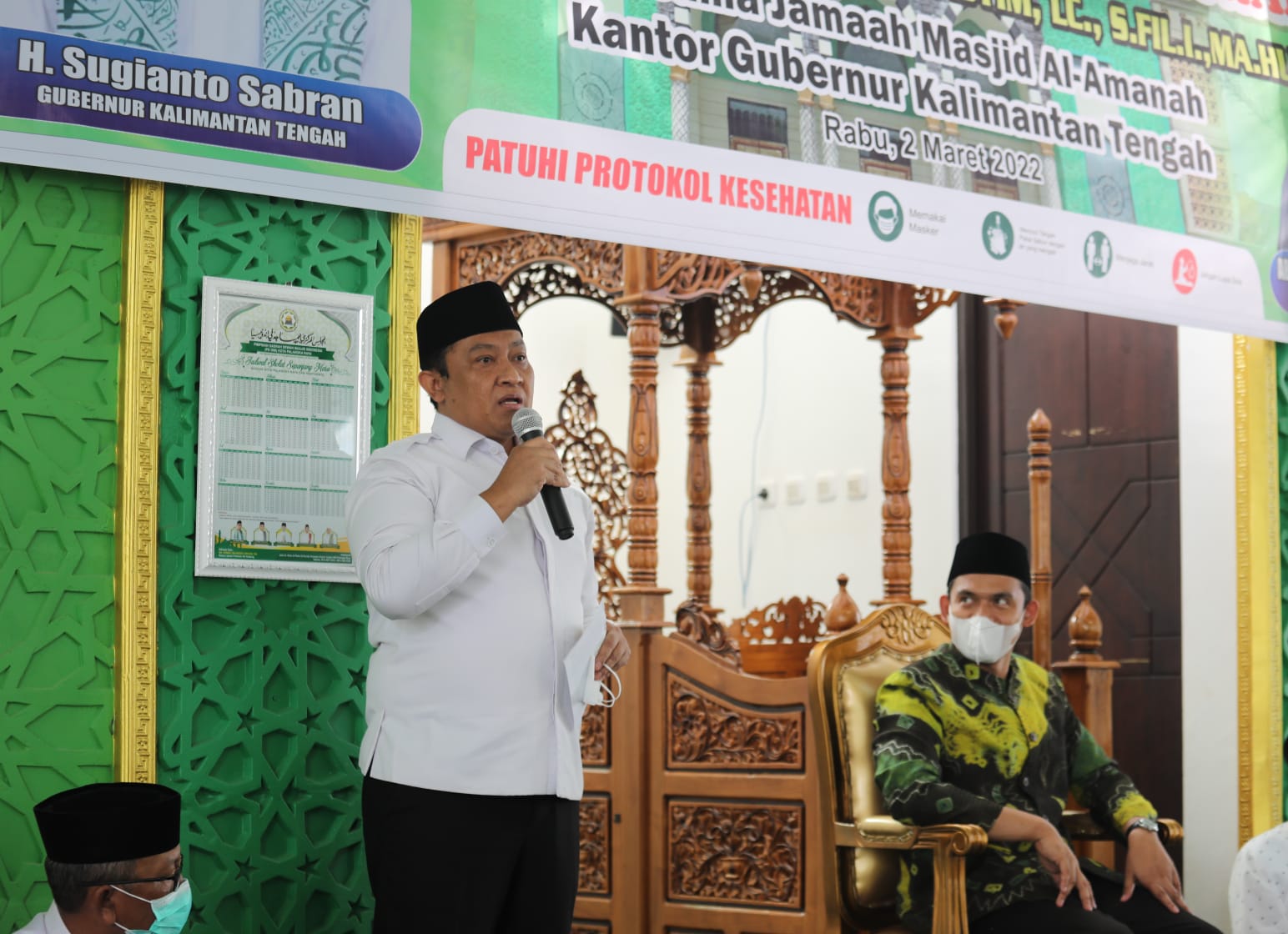 Pemprov. Kalteng Gelar Peringatan Isra Miraj Nabi Muhammad SAW Tahun 1443 H/ 2022 M