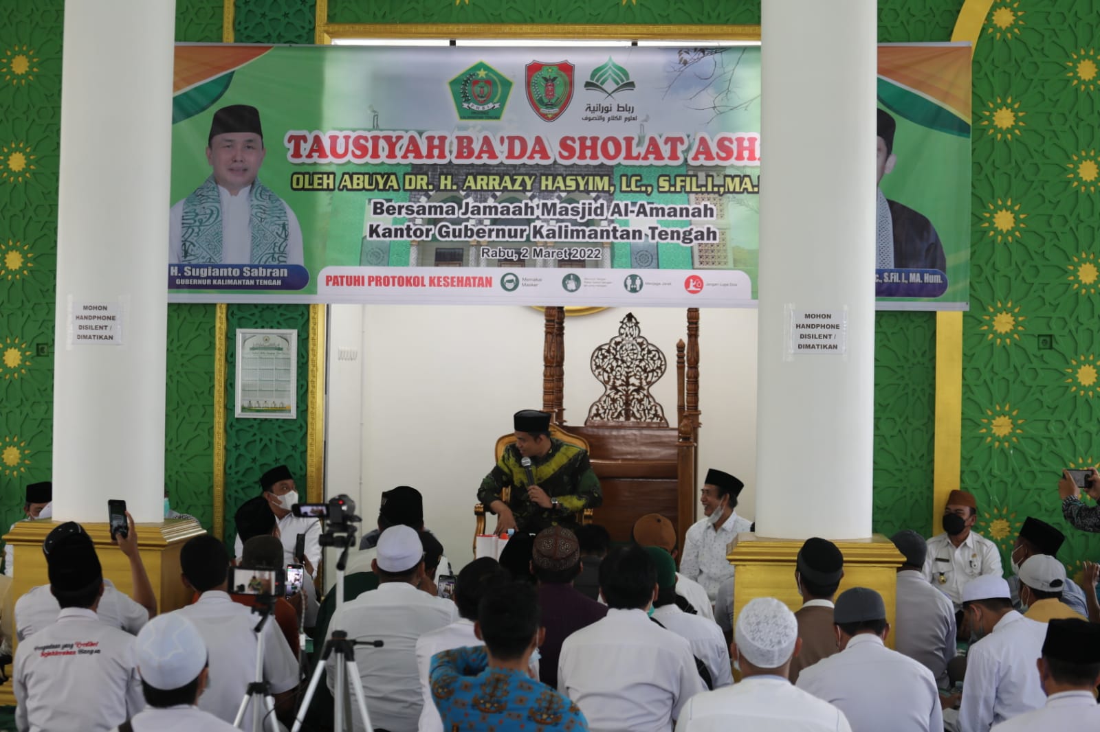 Pemprov. Kalteng Gelar Peringatan Isra Miraj Nabi Muhammad SAW Tahun 1443 H/ 2022 M